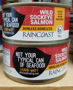Salmon, Wild Sockeye - Skin/Boneless (Raincoast)